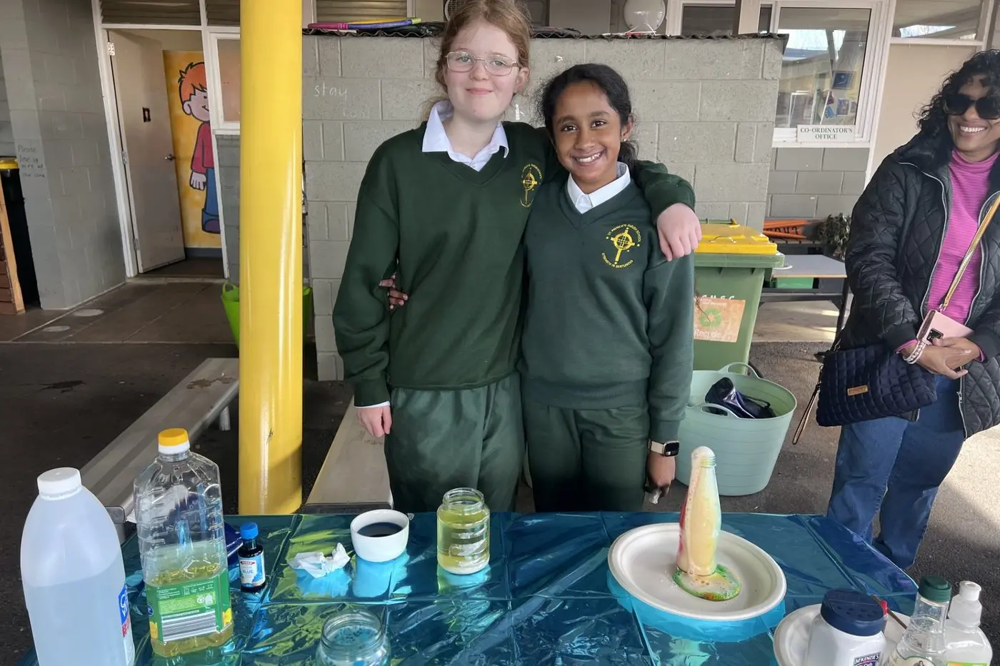 LEARNING: Tahlia Benson and Vosandi Wanshanatha at St Patrick\\'s School\\'s inaugural science fair. PHOTOS: St Patrick\\'s Parish School\\n\\n