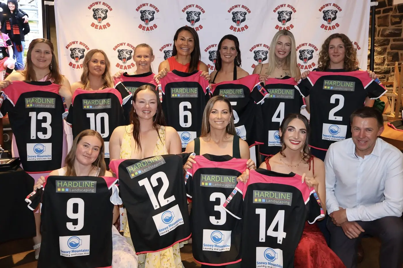 CELEBRATION: Snowy River Bears Rugby League Football Clubs\\' ladies league tag side at the club\\'s end-of-year awards function. PHOTOS: Claire Dyball