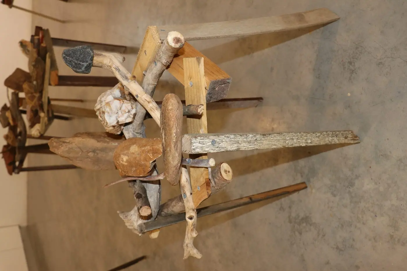 Asteroid Farm is a contemporary installation which comprises 25 individual \"buildings\".