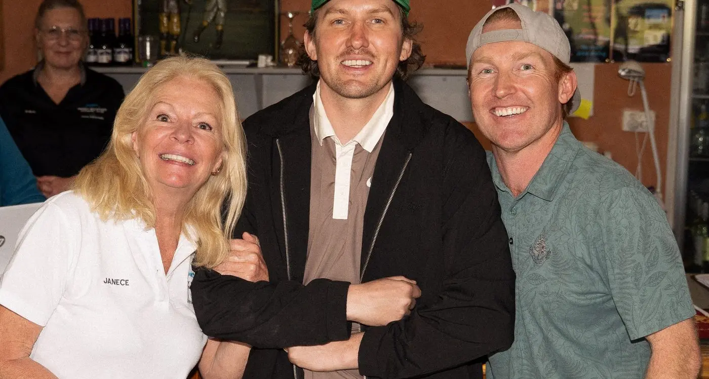 Jye Kearney golf day an ace time