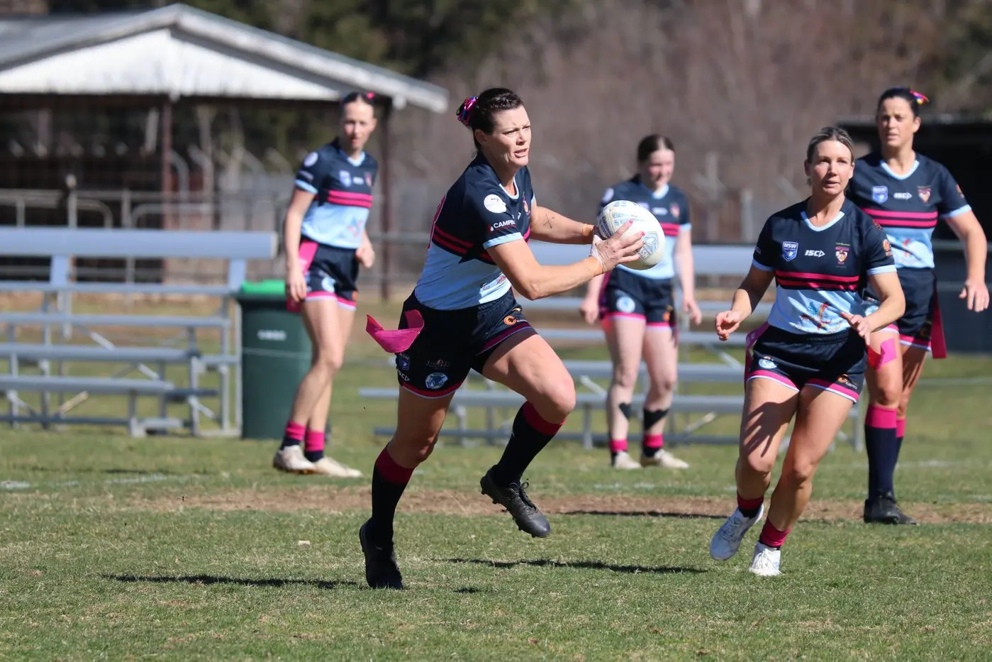 WINNERS: Bombala High Heeler, Maree Coates, delivers another top performance to guide her side into its eighth grand final in 11 years. PHOTO: Nathan Thompson