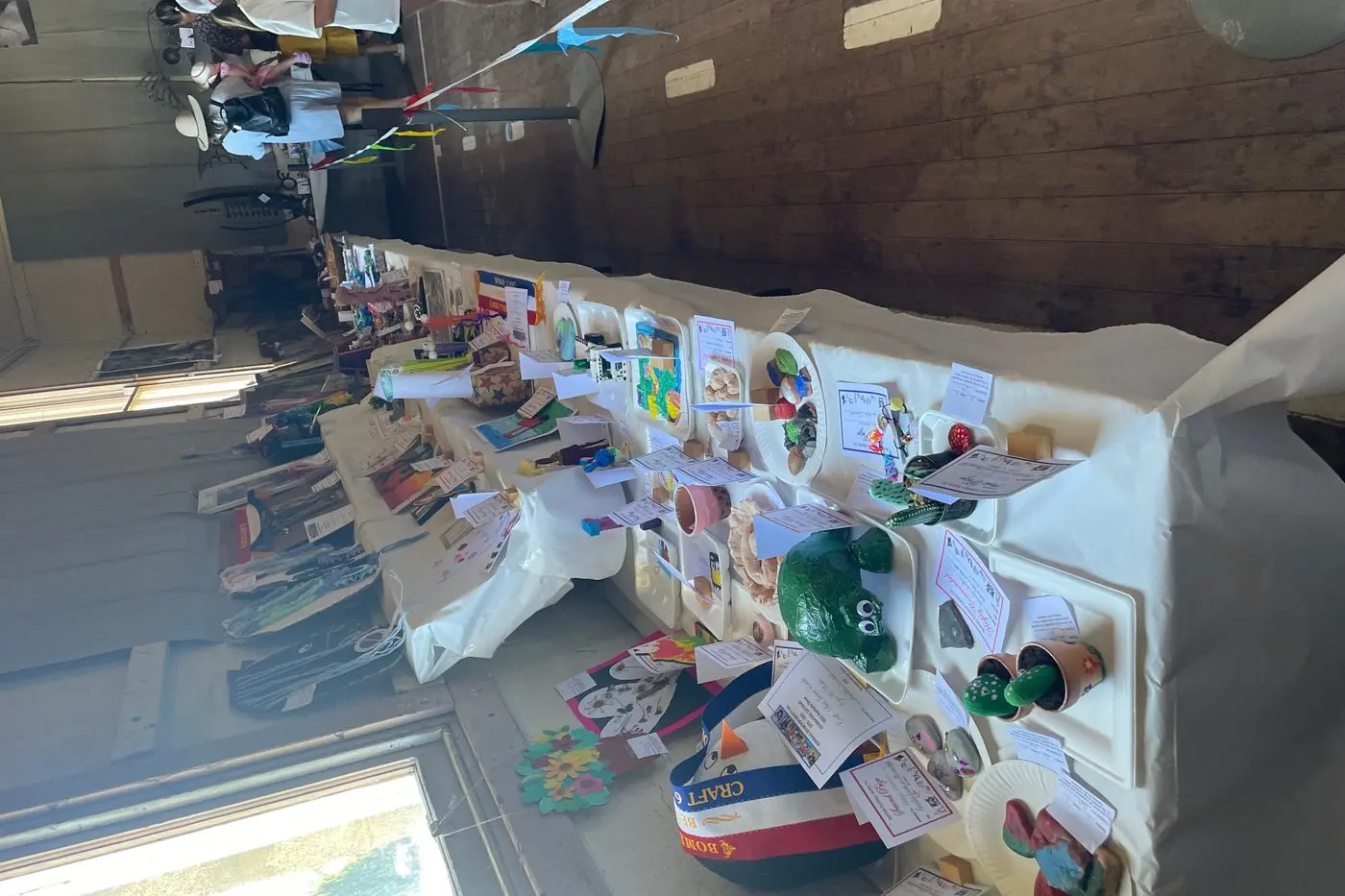 TALENT: The Bombala Show pavilion was its usual high standard this year. 