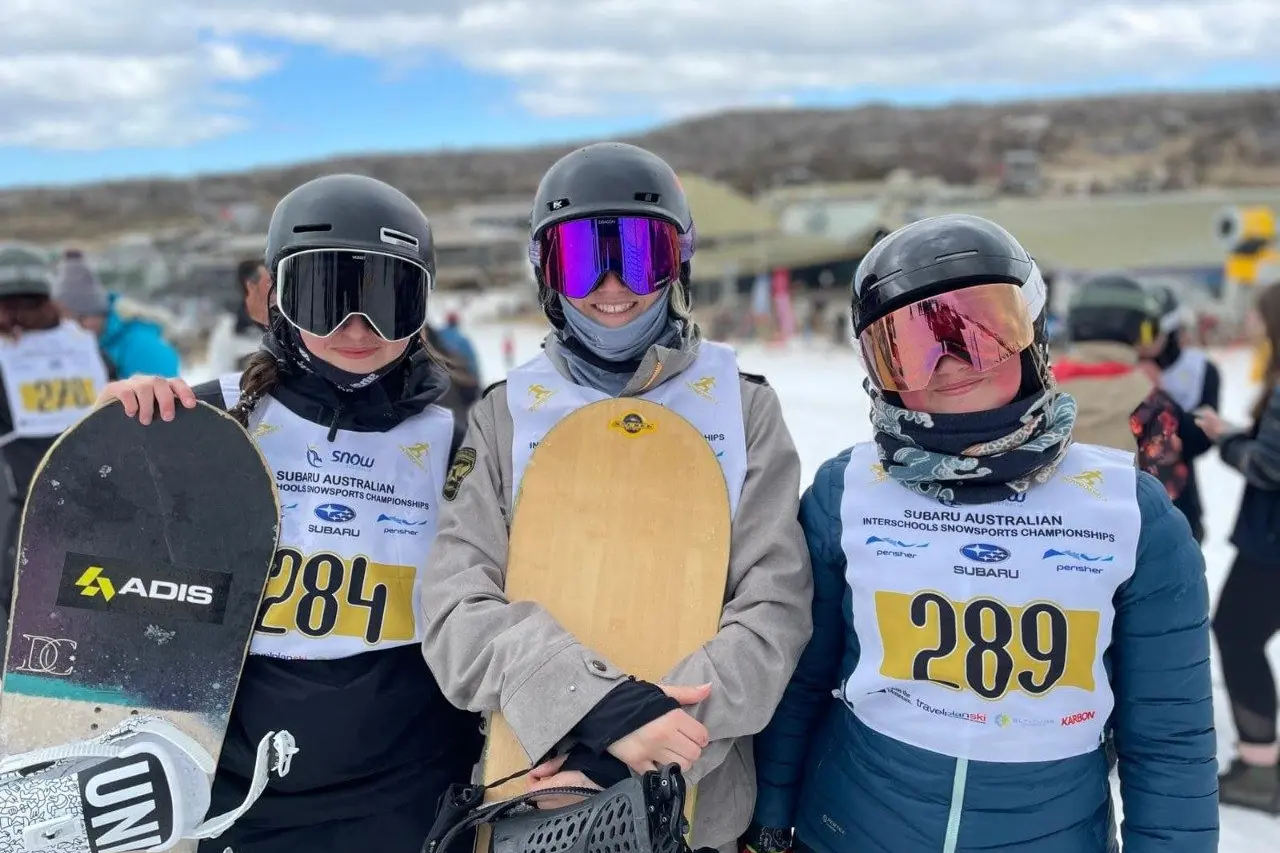 SUCCESS: Jindabyne High School has enjoyed terrific form on the slopes during the Interschools championships. PHOTOS: Supplied