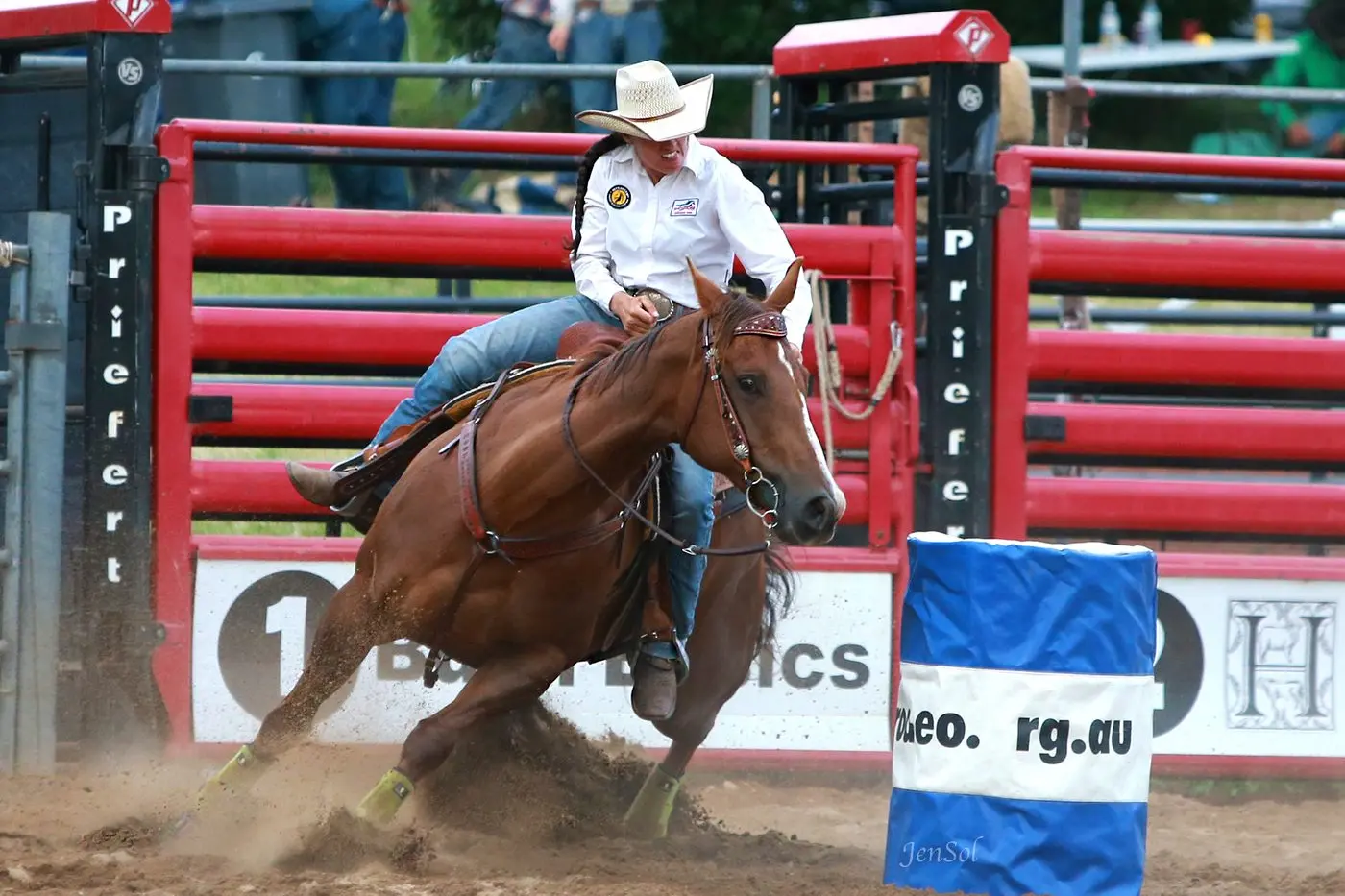 LEGACY: Michelle O\\'Neill\\'s contribution to the equine industry and the Monaro community has been honoured. Michelle died in a horse training accident a fortnight ago. Michelle is pictured riding Squiggles in 2016 at the Cooma Rodeo, an event she was a favourite at. PHOTO: JenSol Photography