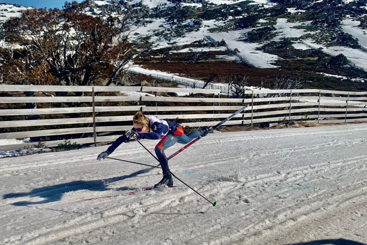 INTERSCHOOLS: The wind got the best of many skiers and both of Archie Landon-Smith\\u2019s poles as well. PHOTOS: Supplied