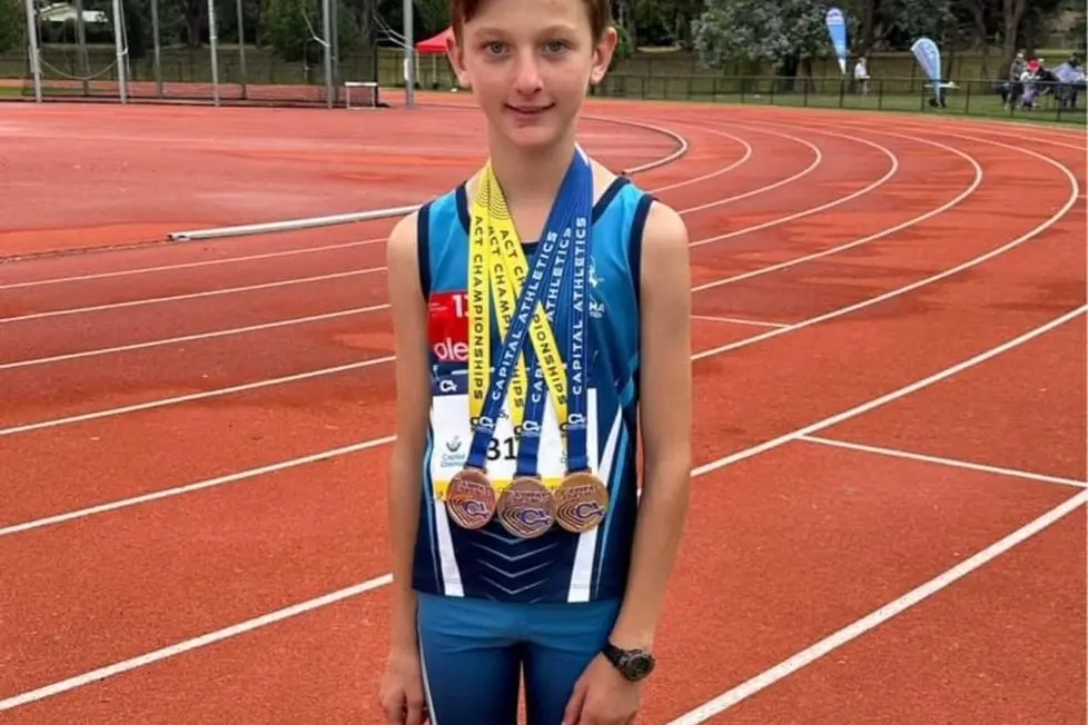 NATIONALS: Cooma\\'s Blake Davis will compete in the Australian Little Athletics Championships this weekend. PHOTOS: Cooma Athletics Club