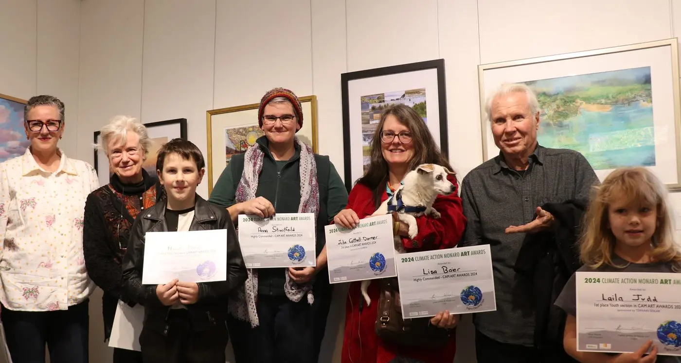 Bright opening for art exhibition