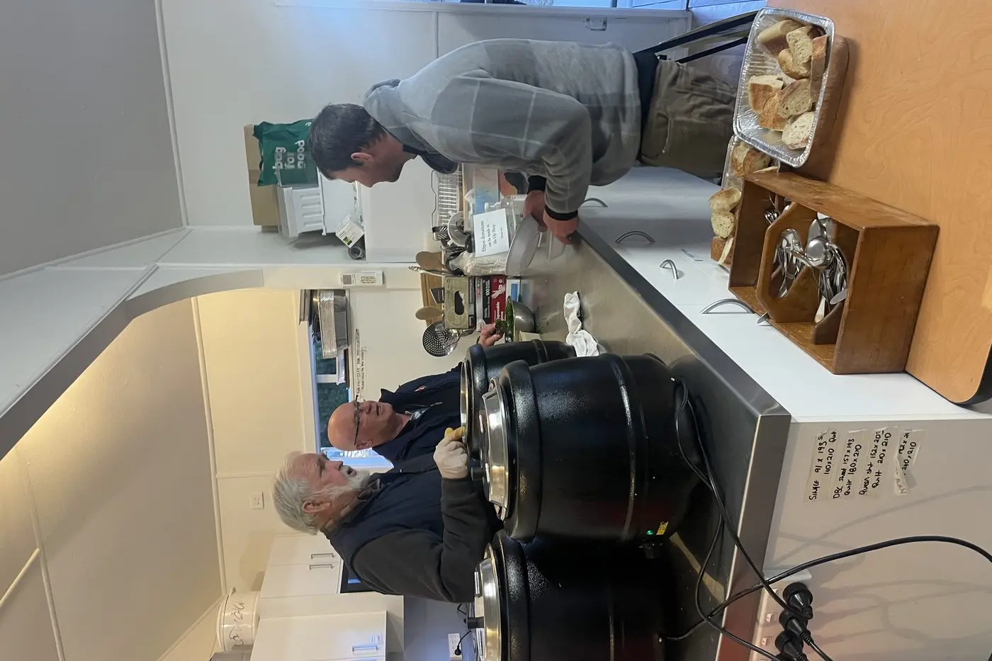 EXPERIENCE: Volunteers serving hot soup to the community. PHOTO: Supplied