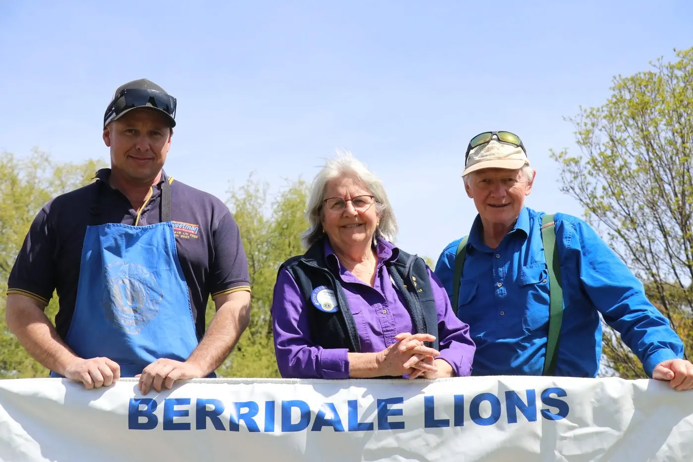 COMMITTED: Alastair, Amanda and Drew of the Berridale Lions Club were part of a small but dedicated team which delivered the latest Berridale Spring Fair. PHOTO: Nathan Thompson
