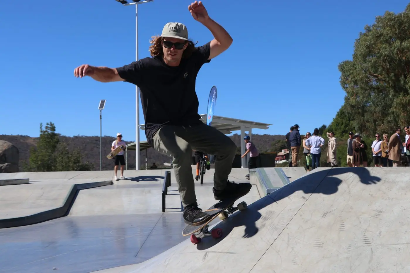 Travellers had already heard about the new park and had come to test the limits. 