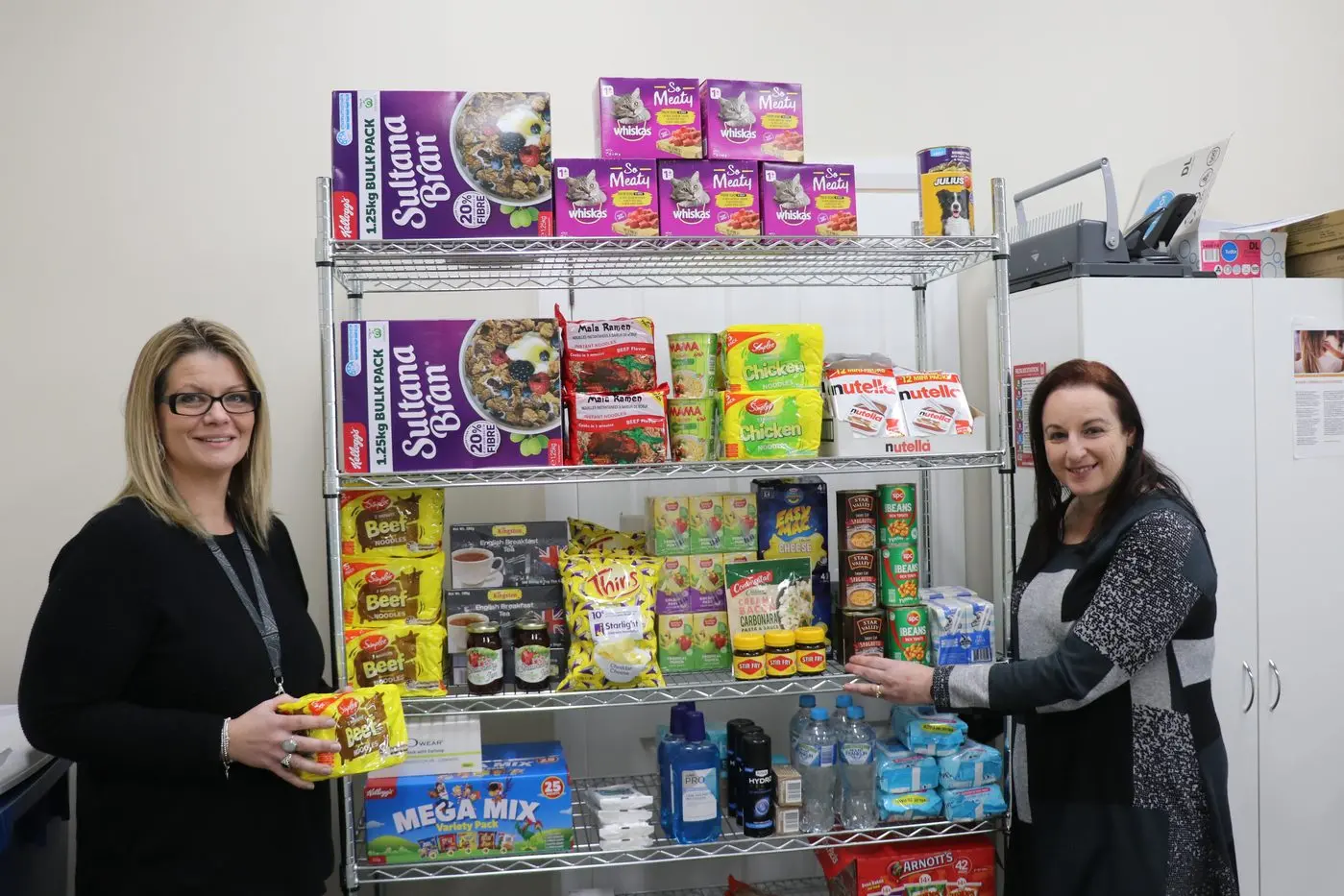SUPPORT NEEDED: Monaro Community Access Service case workers Celena Rainbow, left, and Tina Gay hope the food service relief initiative the organisation provides can continue to assist those in need throughout the Snowy Monaro community.