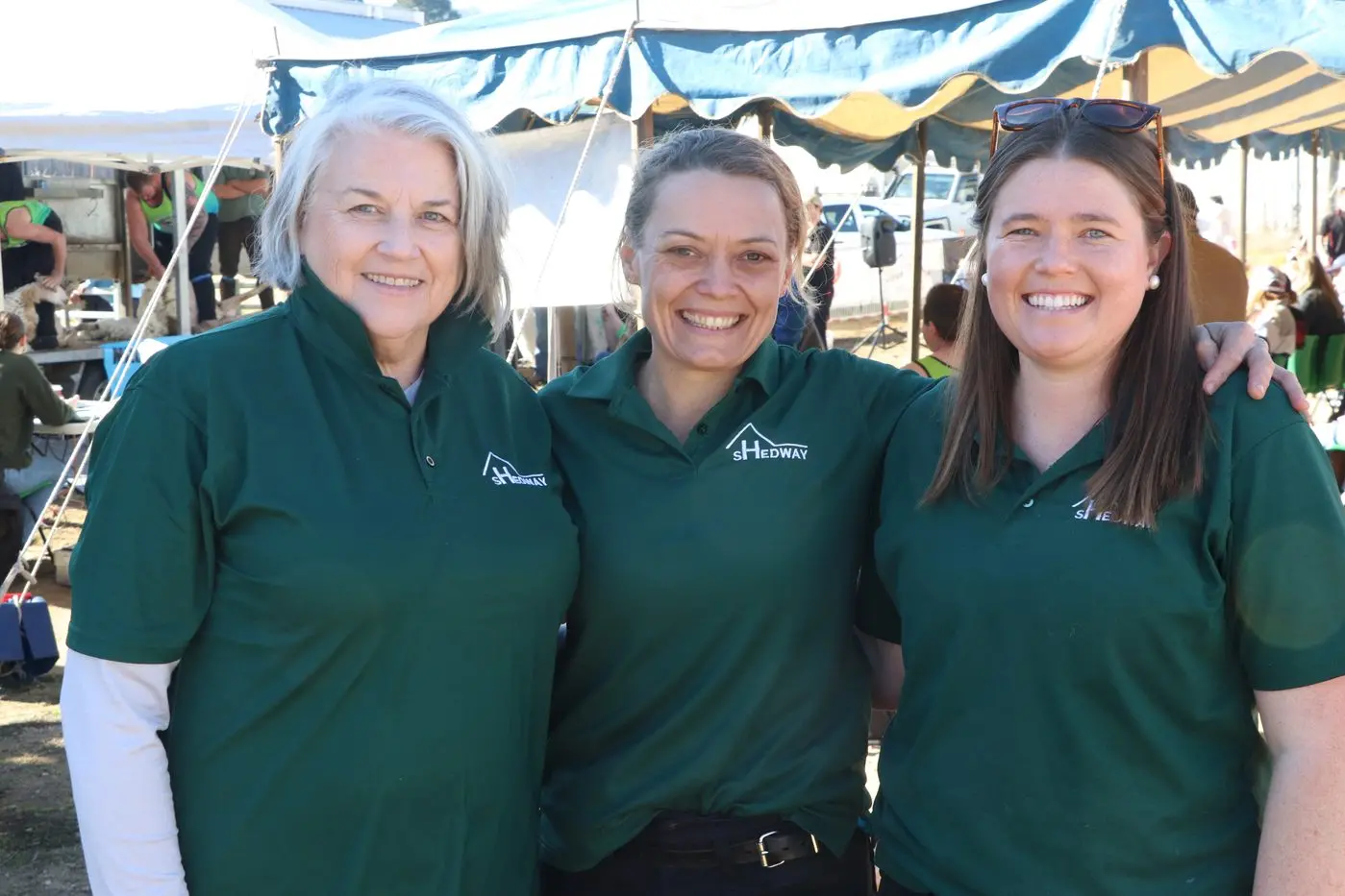 MENTAL HEALTH: The Shedway team of Coreene Horenko, Carol Mudford and Taya Evans are encouraging local shearers to attend a workshop in Nimmitabel that will discuss suicide prevention. PHOTO: Nathan Thompson