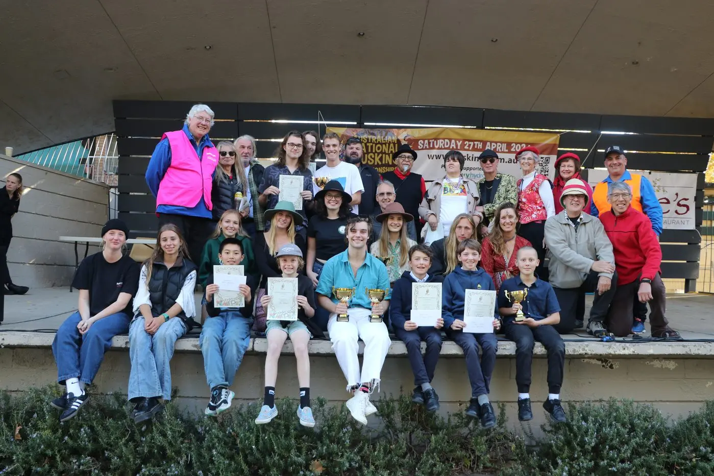 MAJOR EVENT: Award winning buskers at Cooma regional heat of the ANBC. PHOTO: Karen Forman