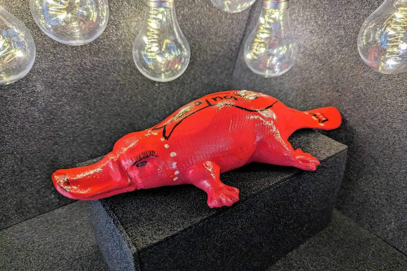 READY TO RACE: The Dalgety Show platypus plunge is back after a successful debut in 2024. Businesses, such as the East Jindabyne service station (platypus pictured) will enter in the corporate race this year. PHOTOS: Supplied