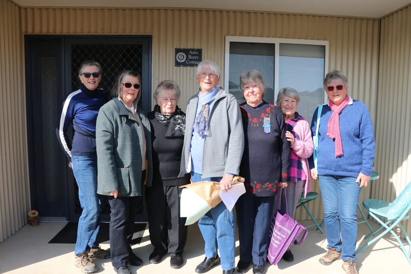 CELEBRATION: Berridale CWA Branch hand over the keys to Berry Cottage\\'s newest resident. PHOTOS: Trista Heath