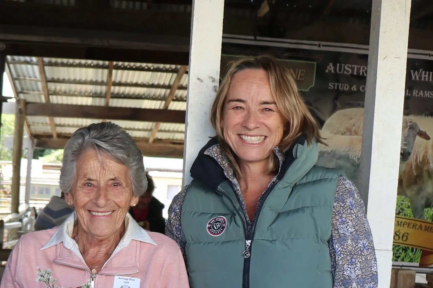 EXCITED: Bombala Exhibition Society president, Sophie Campbell (right) is looking forward to celebrating 150 years of the show alongside show stalwarts such as Di Ingram (left). Di was awarded life membership at last year\\'s show. PHOTO: Karen Forman