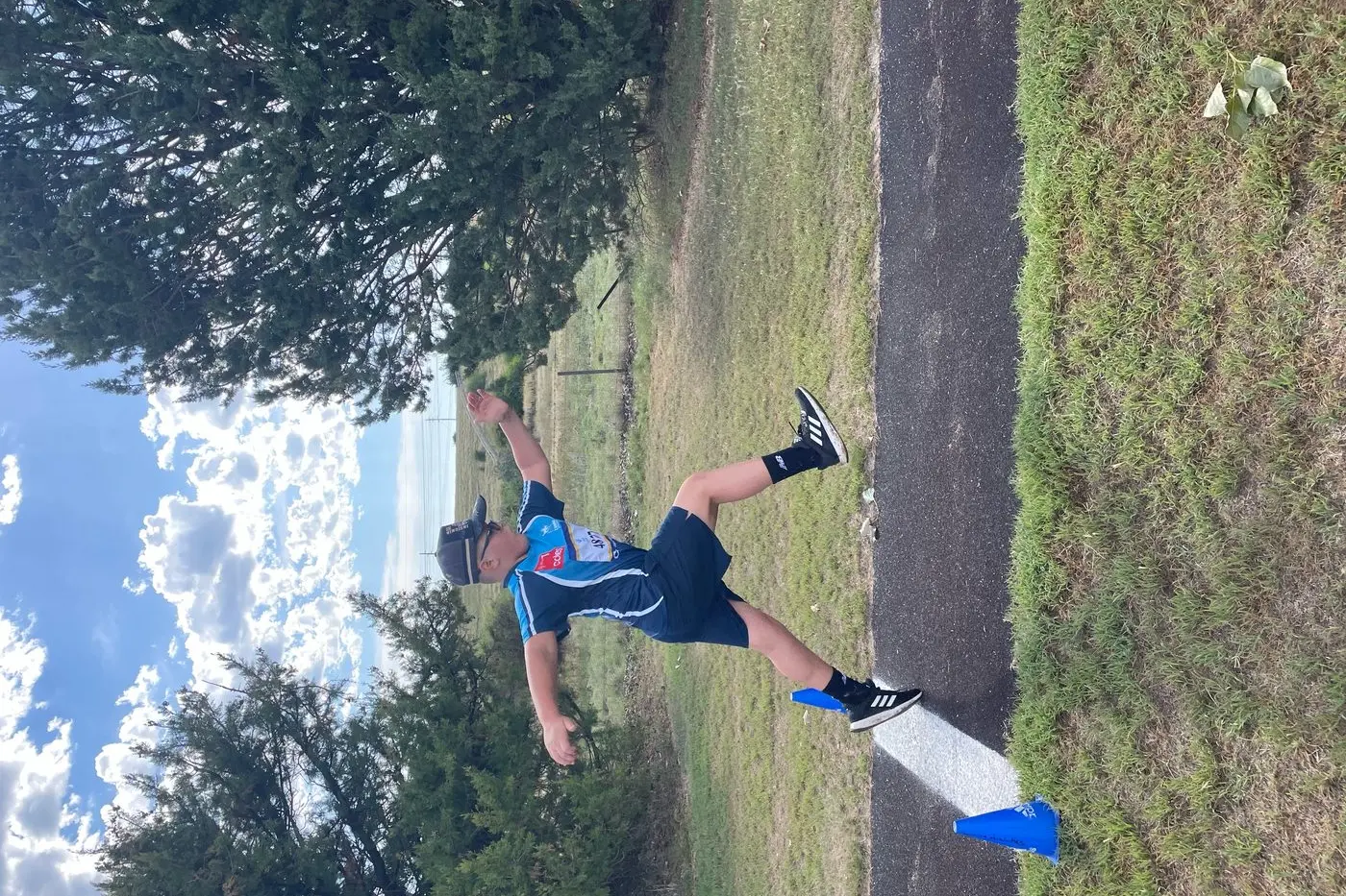 COMMITMENT: Cooper Shaw shows plenty of form in triple jump during Saturday\\'s round of the Cooma Athletics Club season.