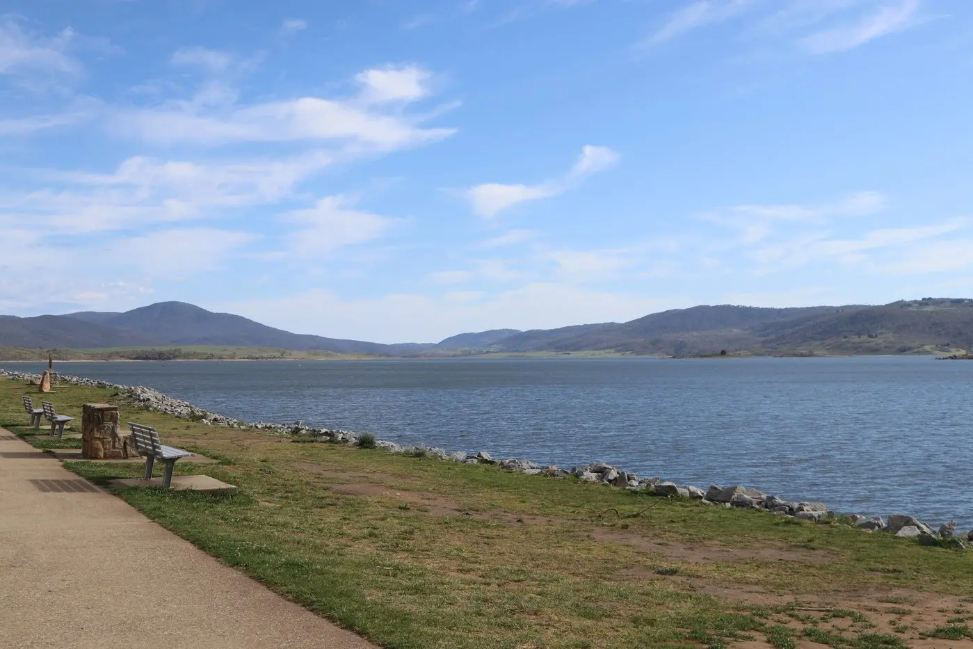 LEVELS: Snow melt after the winter season is a major source of inflow for Lake Jindabyne. PHOTO: Trista Heath
