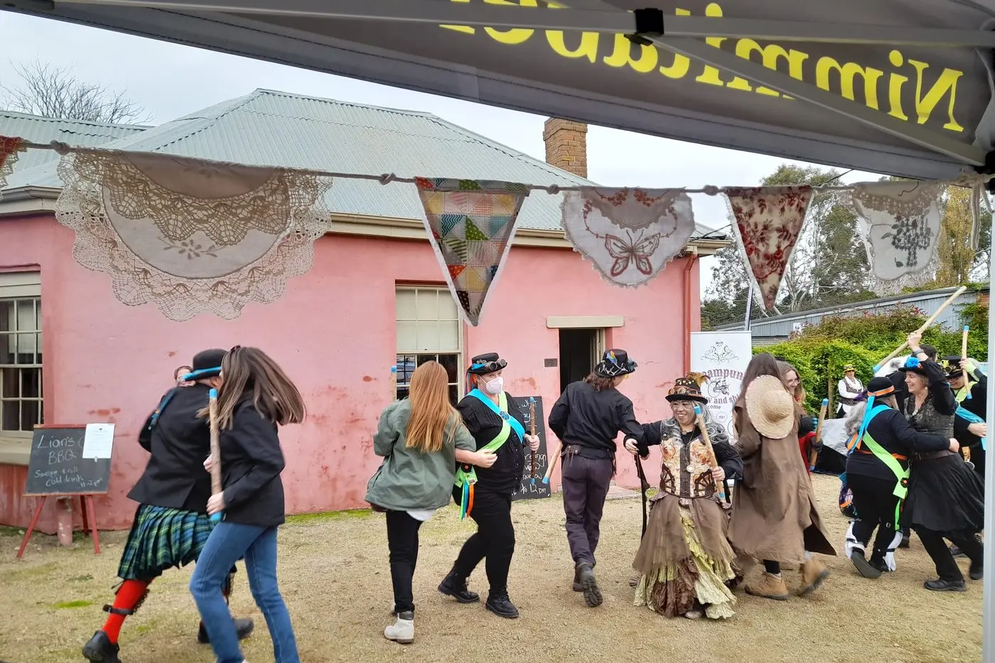 STEAMPUNK: Surly Griffin Morris dancers at last year\\'s festival. PHOTO: Alisa Thaler