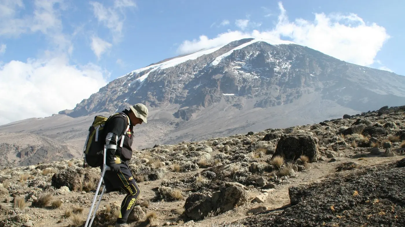 Winter paralympian Milton returns to the slopes