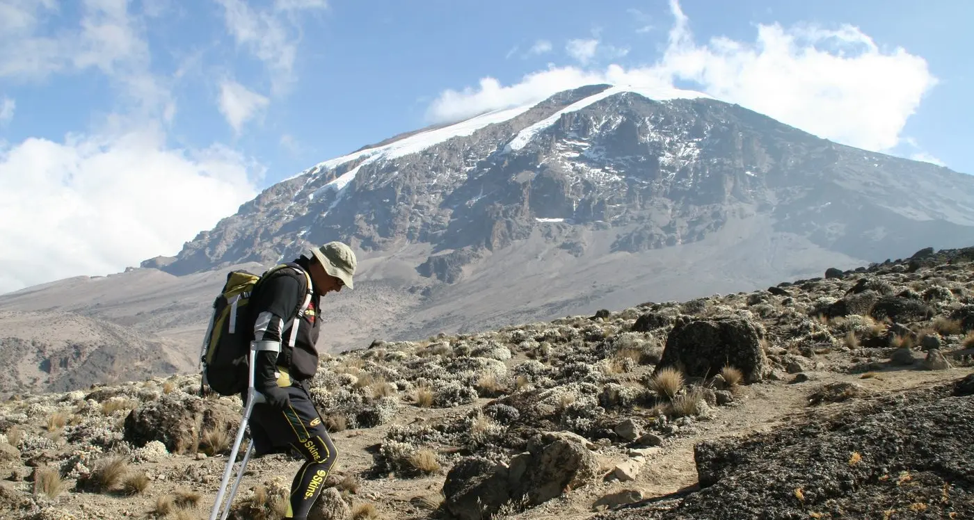 Winter paralympian Milton returns to the slopes