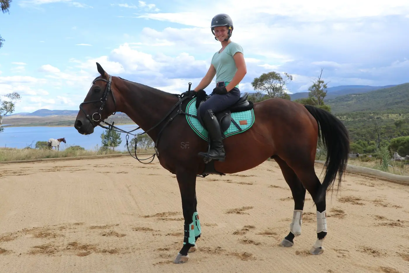 DEDICATED: Kalkite\\'s Skye McCoullough has her sights set on representing Australia in Equestrian Eventing. PHOTO: Luke Treadwell