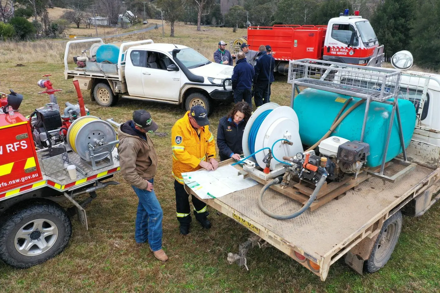 EQUIPPED: Landowners have only a few weeks to register for a  trial enabling the use of private Farm Fire Fighting Vehicles without registration.