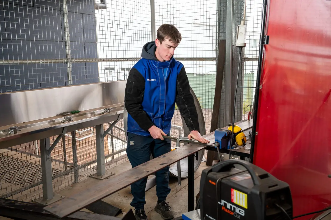 HARD WORKER: Monaro High School captain, Alastair King, has had his major industrial technology project nominated as one of the best by HSC students in NSW. PHOTOS: Monaro High School