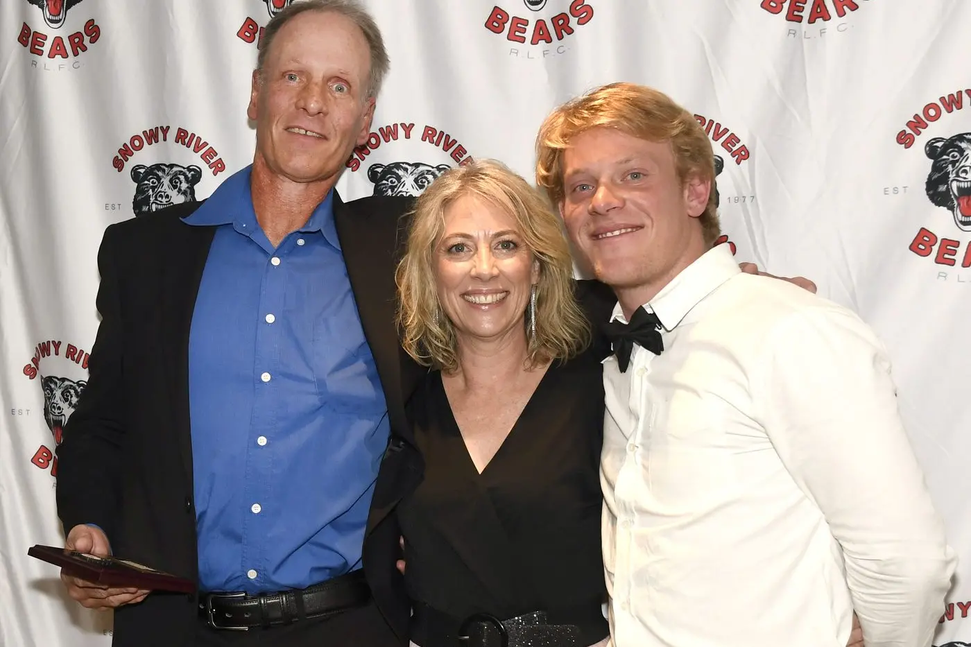 STALWART: Mick Hamilton has been honoured with life membership of the Snowy River Bears. Mick\\'s wife Alicia and son Tristan join Mick at the Bears presentation evening. PHOTOS: Snowy River Bears