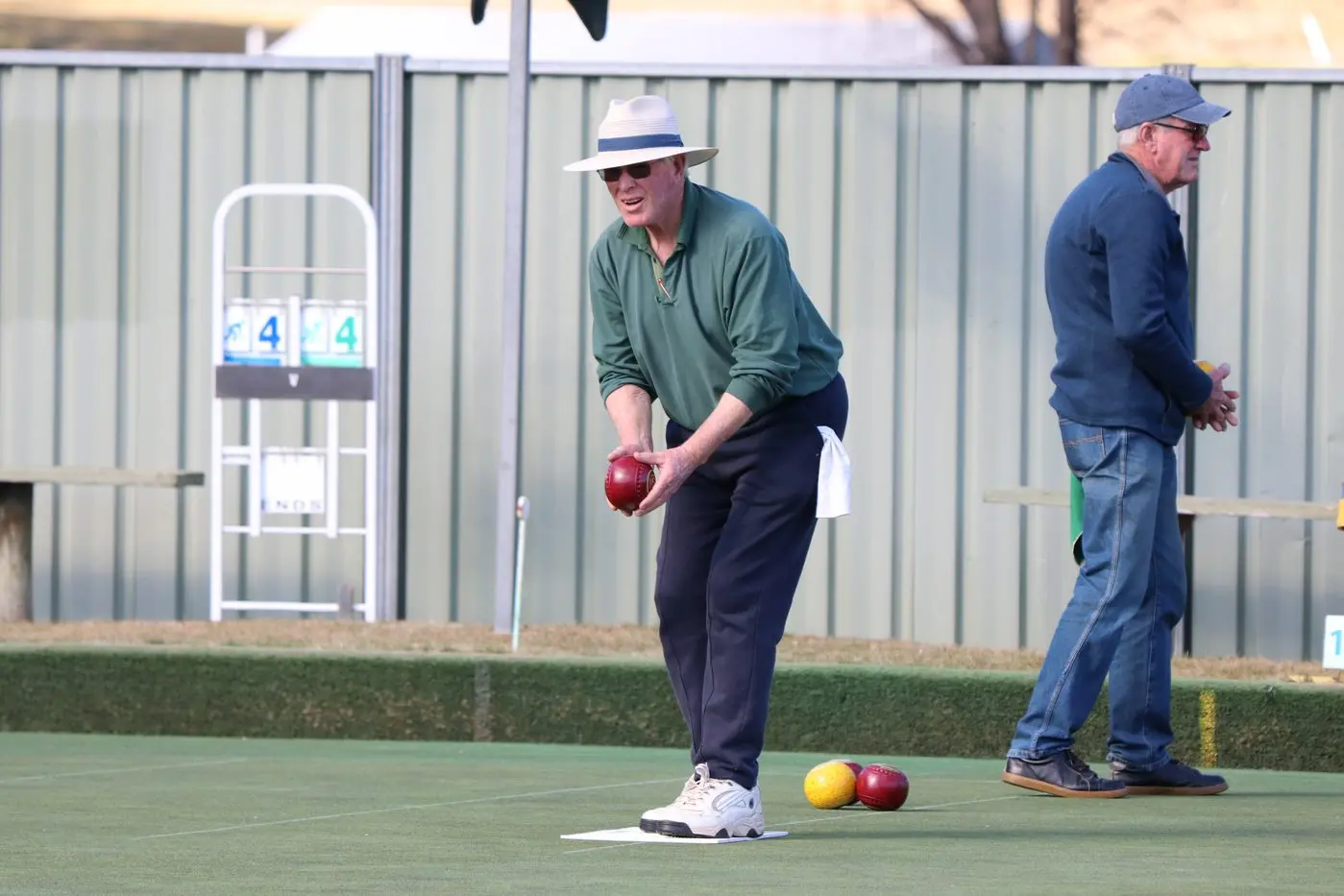 UNIFICATION: Don Menchin enjoying social bowls at the Cooma Bowling Club that is soon to be part of the wider South Coast Bowls District.