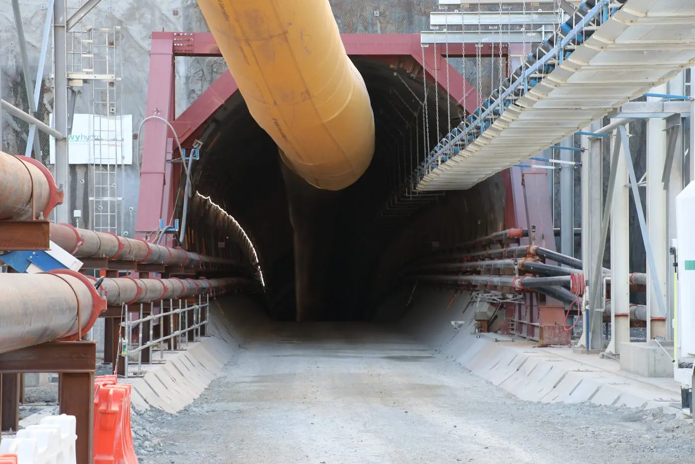 SETBACK: Snowy 2 faces another delay with a serious safety incident forcing all underground work to stop. An underground fan fell, losing part of its blade. No one was hurt. Pictured is the entrance to the tunnel at Tantangara. PHOTO: Nathan Thompson