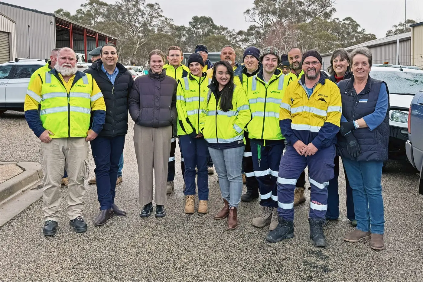 NEW ROLE: Council\\'s CEO Noreen Vu joins councillors and staff at the organisation\\'s Jindabyne depot. PHOTO: Snowy Monaro Regional Council