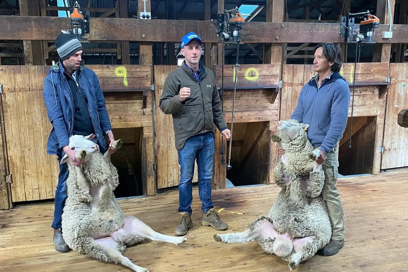 INFORMATIVE: The Monaro Farming Systems Spring Field Day brought producers and landholders from across the region together. Pictured is Coolac vet, Tom Graham, running through a ram health check demonstration. PHOTO: MFS