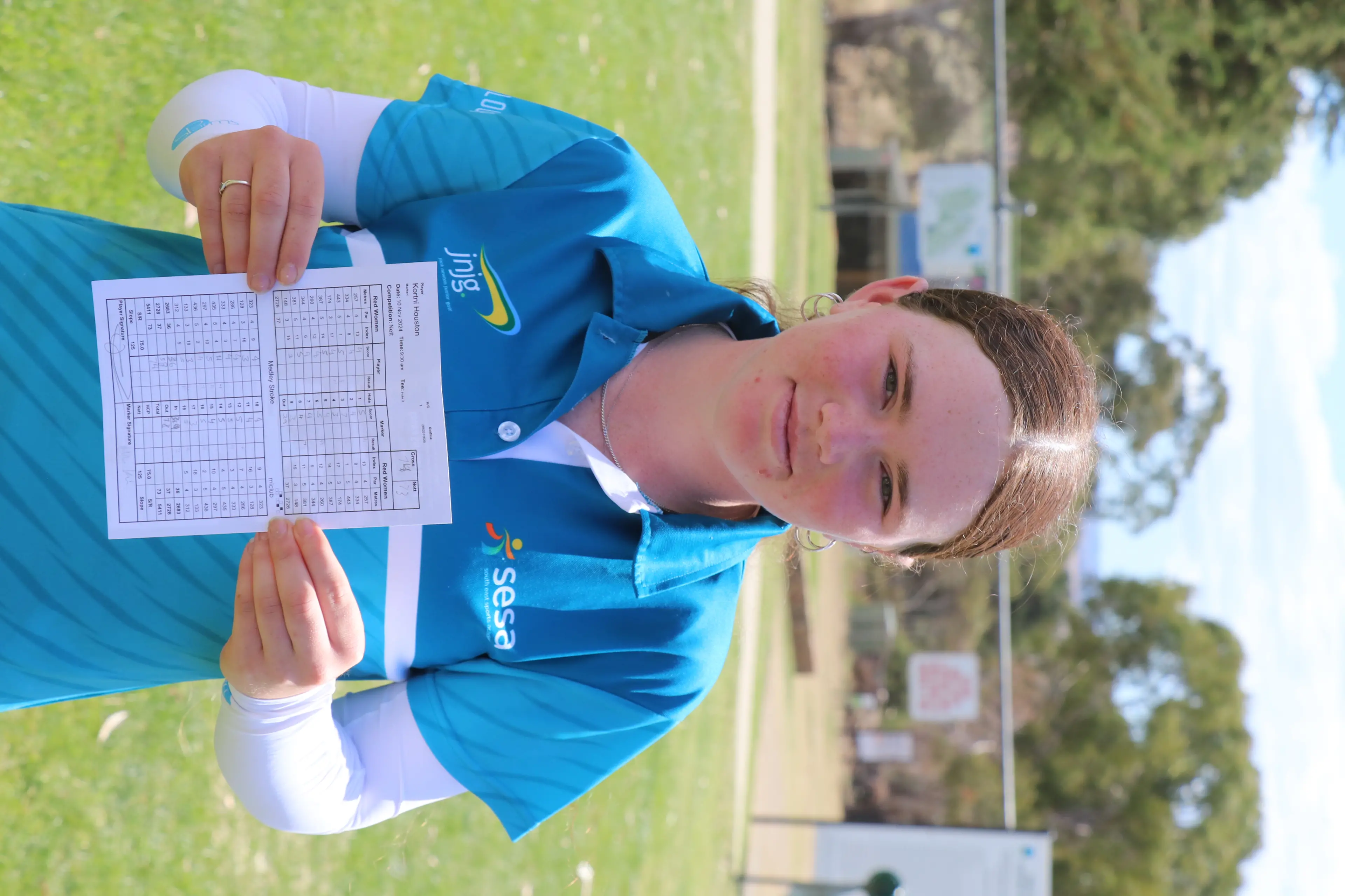 <p>Kortni Houston from Gungahlin Lakes Club won the open and set a women\\'s course record.  </p>\\n