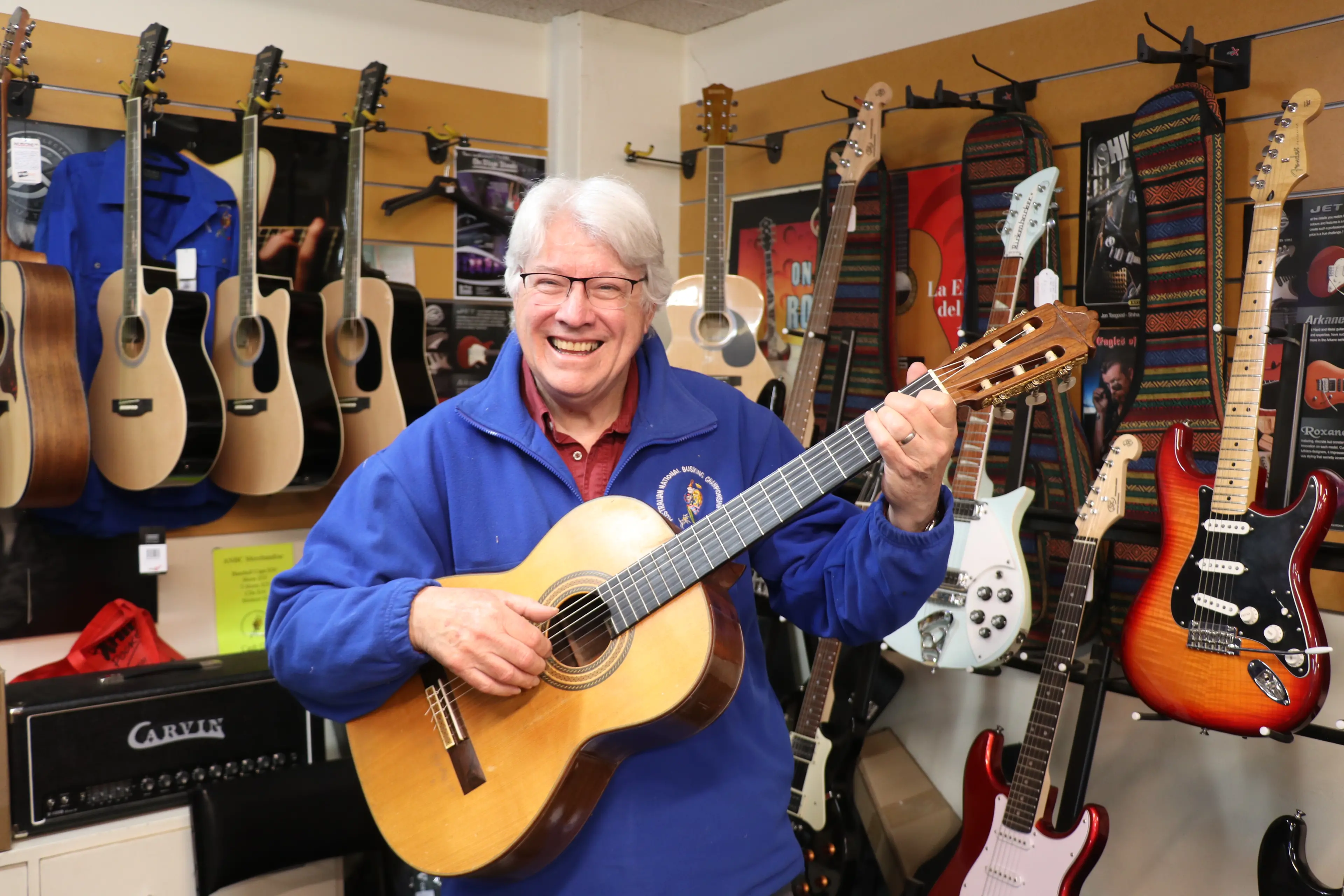 <p>EXCITED: Australian National Busking Championships president, Allan Spencer, believes the two-day format and appointment of celebrity judges will ensure this year\\u2019s busking finals are one of the best yet. PHOTO: Nathan Thompson</p>\\n