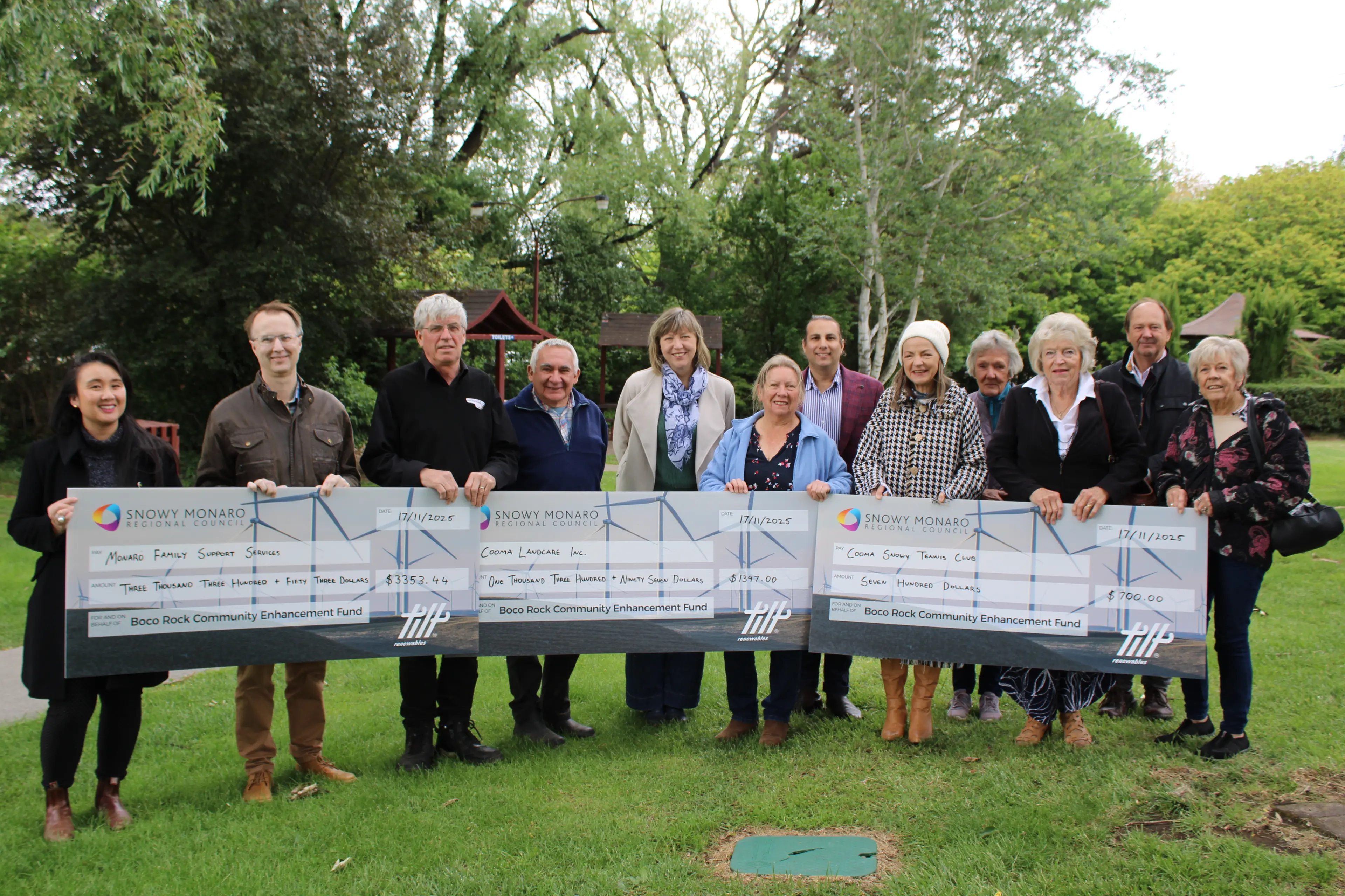 <p>SUPPORT: Cooma community groups are pleased to receive Boco Roco funding assistance. PHOTOS: Melinda Cairns Hack</p>\\n