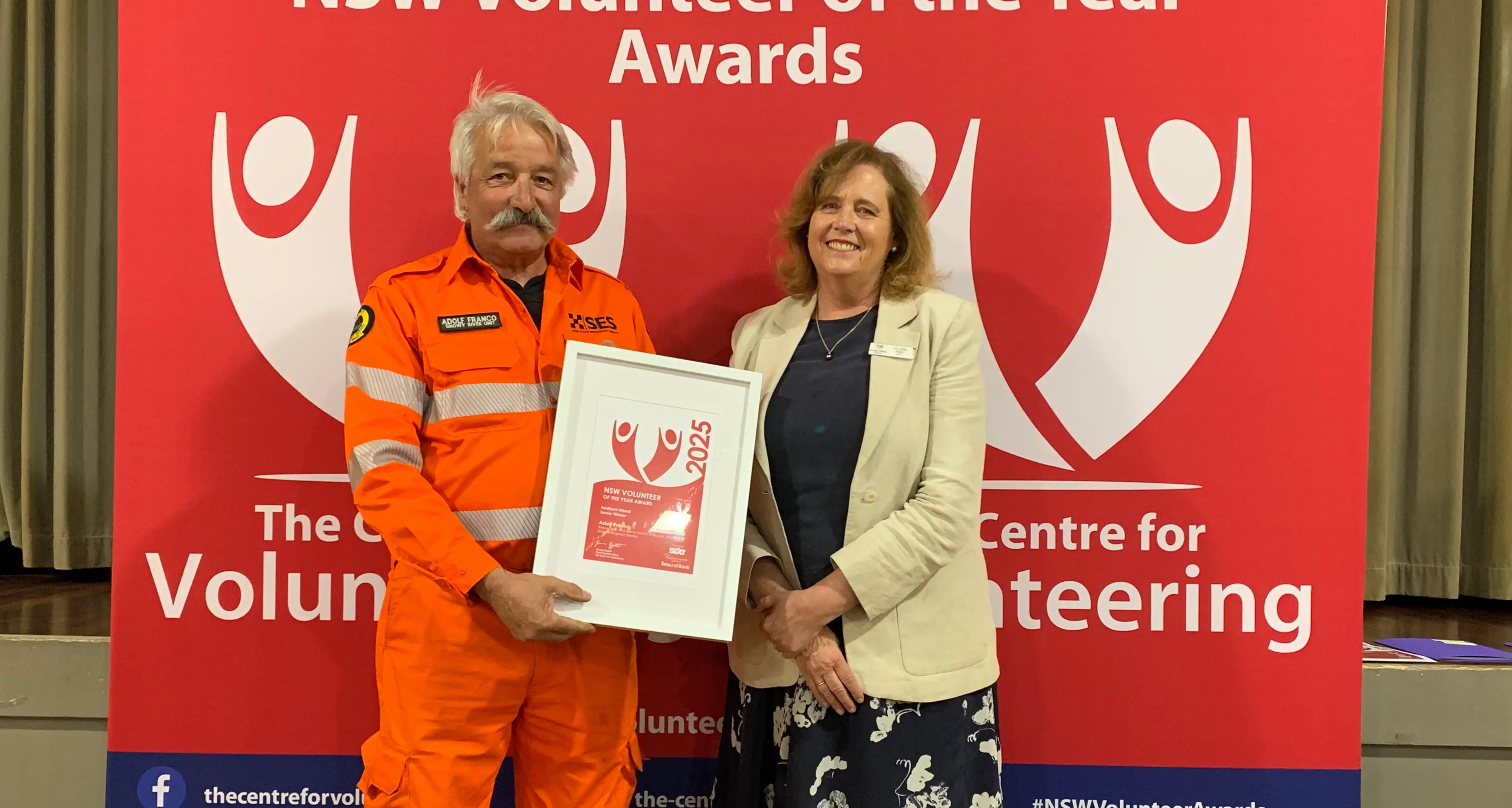 Volunteers up for state awards