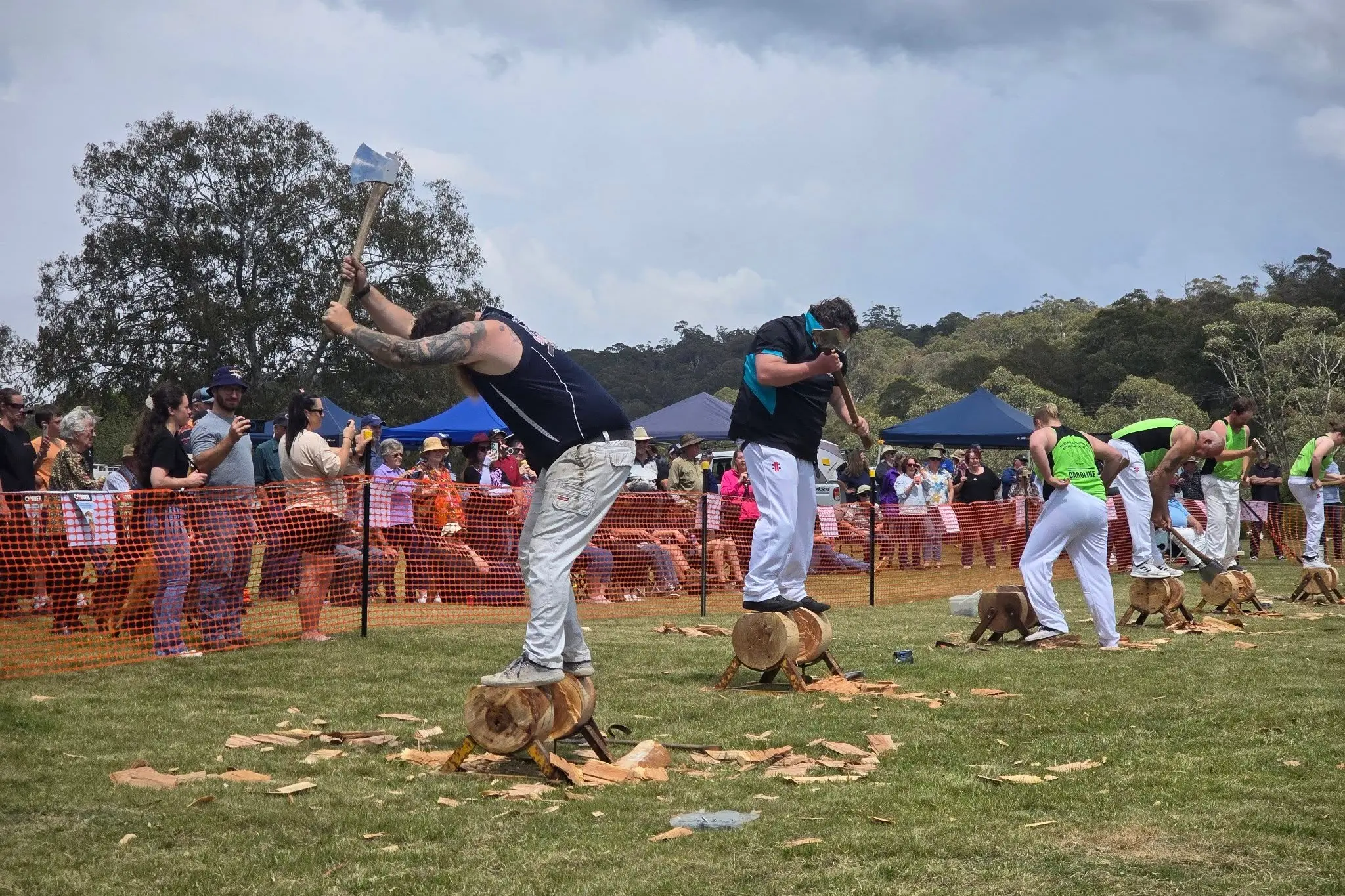 <p>A successful woodchop competition drew competitors from four states to Bendoc.. PHOTO: Supplied</p>\\n