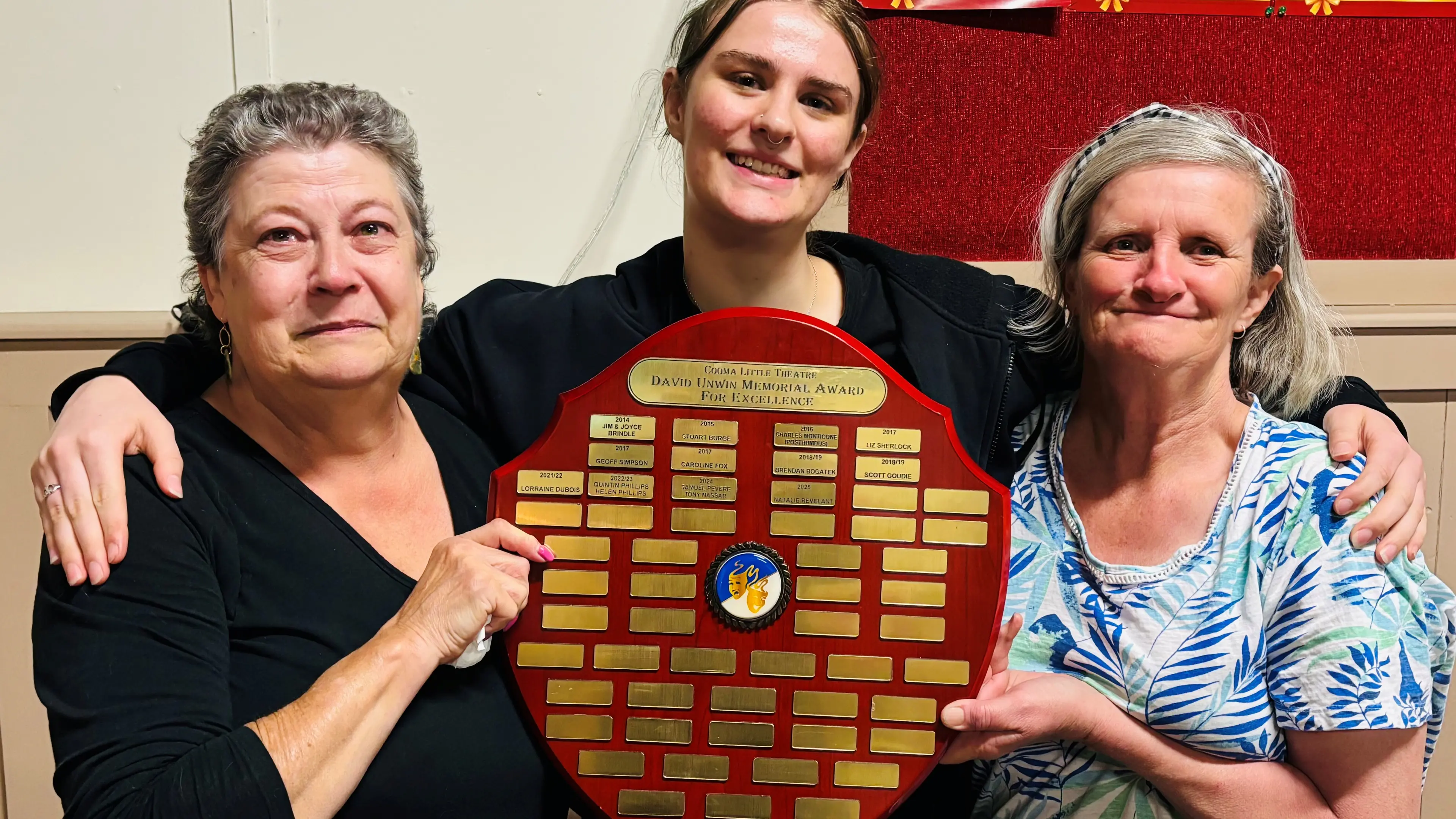 Special award for Nat’s love of all things theatre