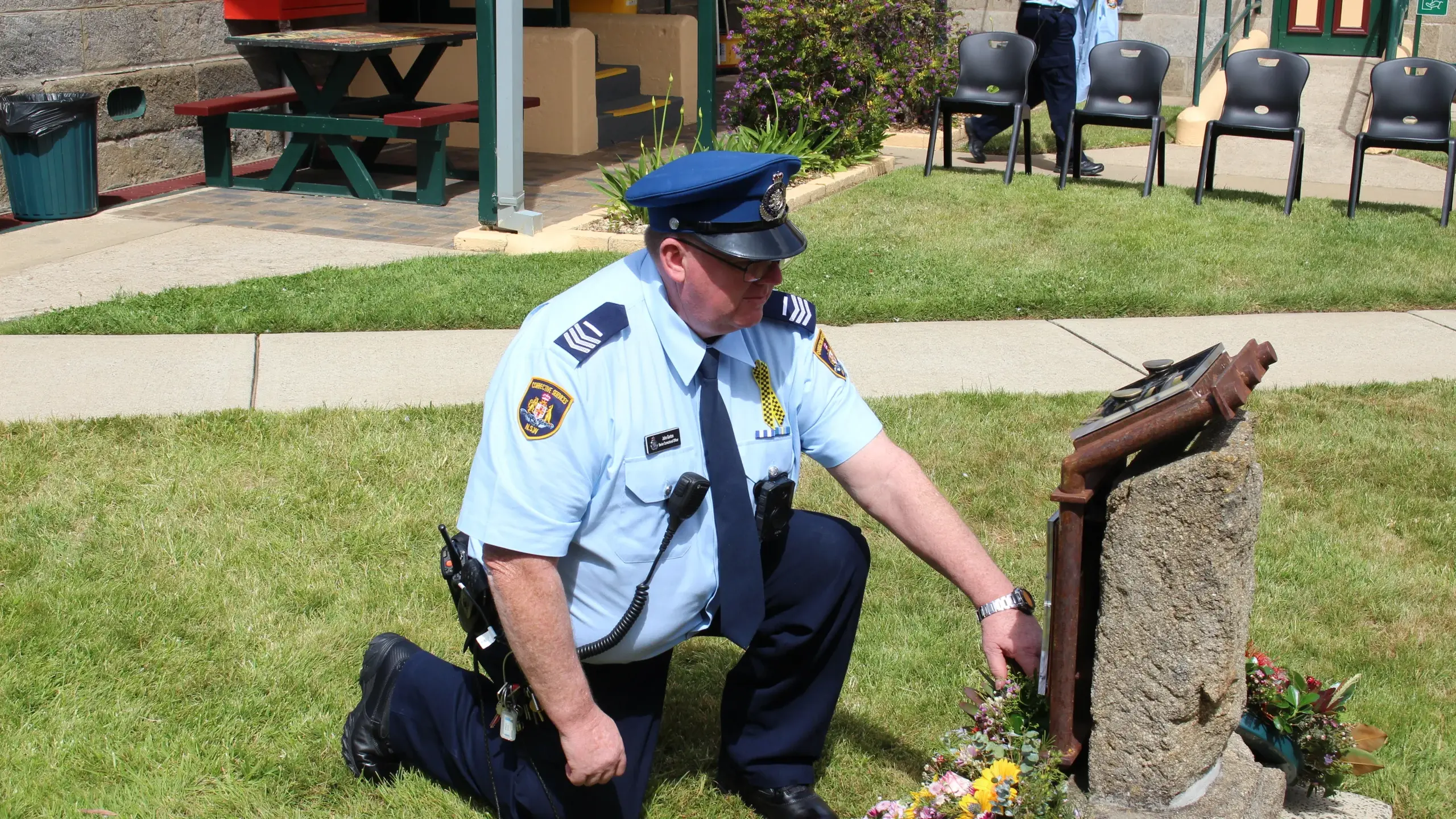 Cooma corrective services officers remember fallen colleagues