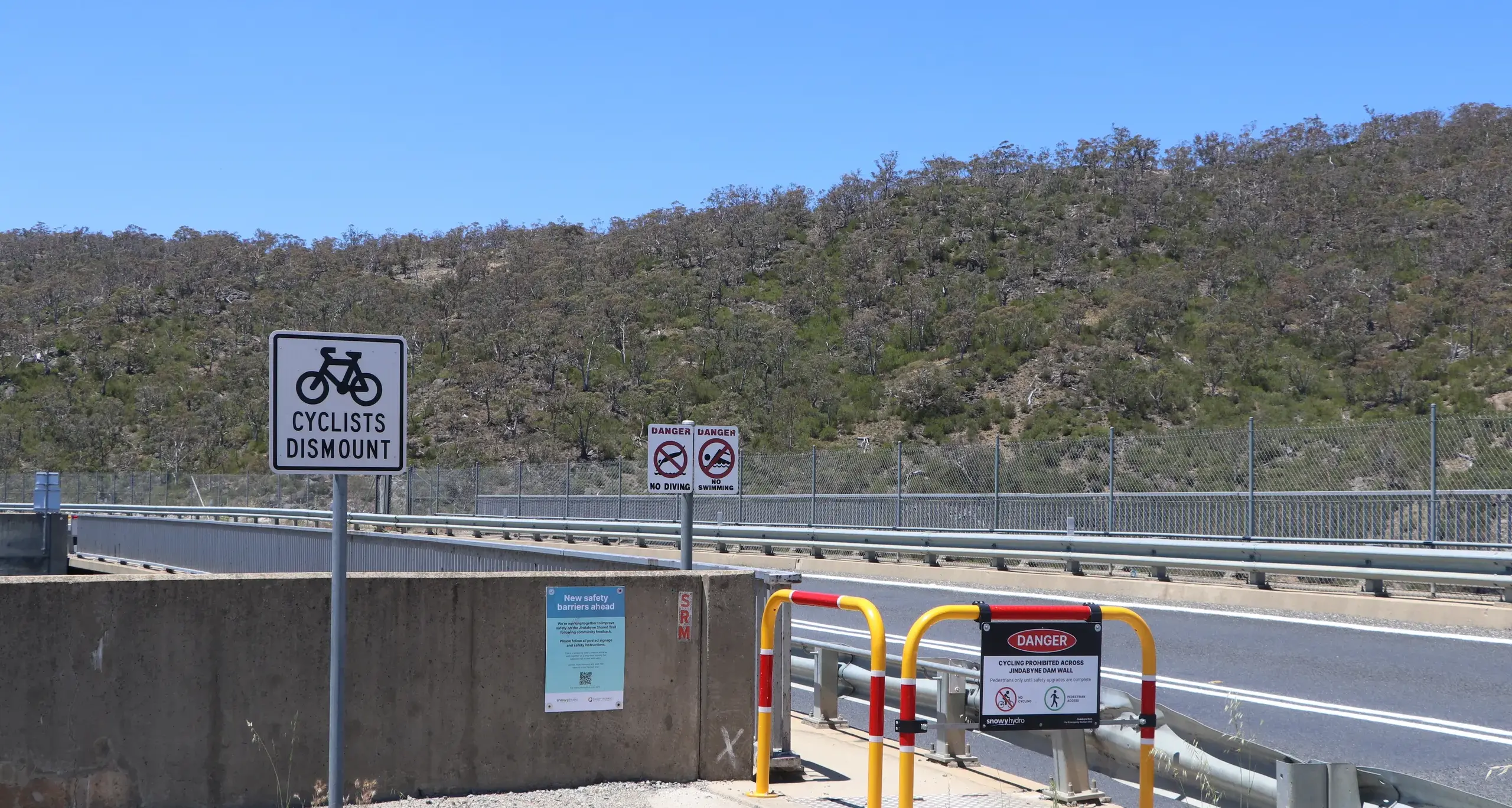 Jindabyne Dam Wall path safety a priority