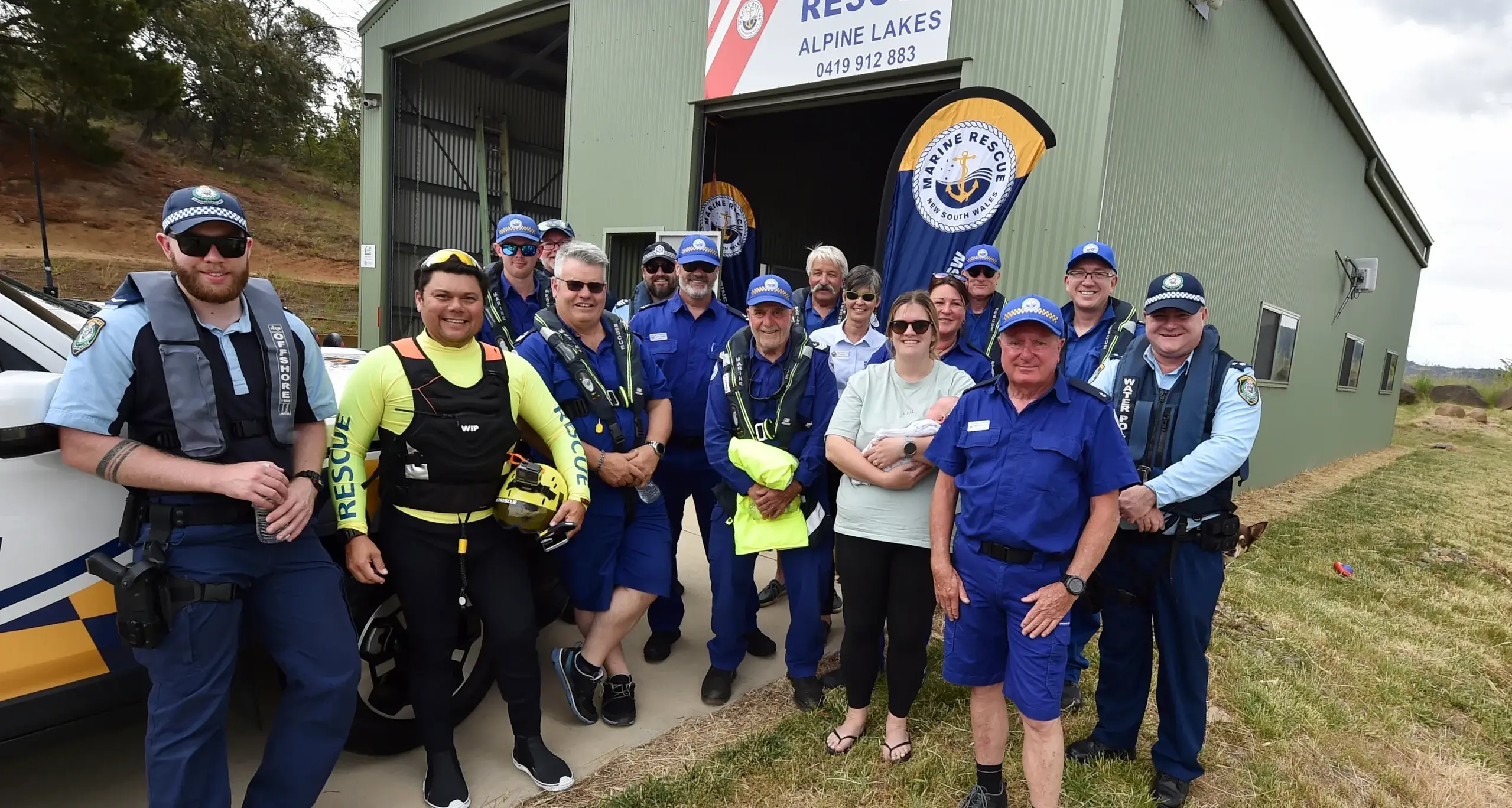 Mountains to coast: Marine Rescue Alpine Lakes and Jervis Bay collaborate in two-phase exercise