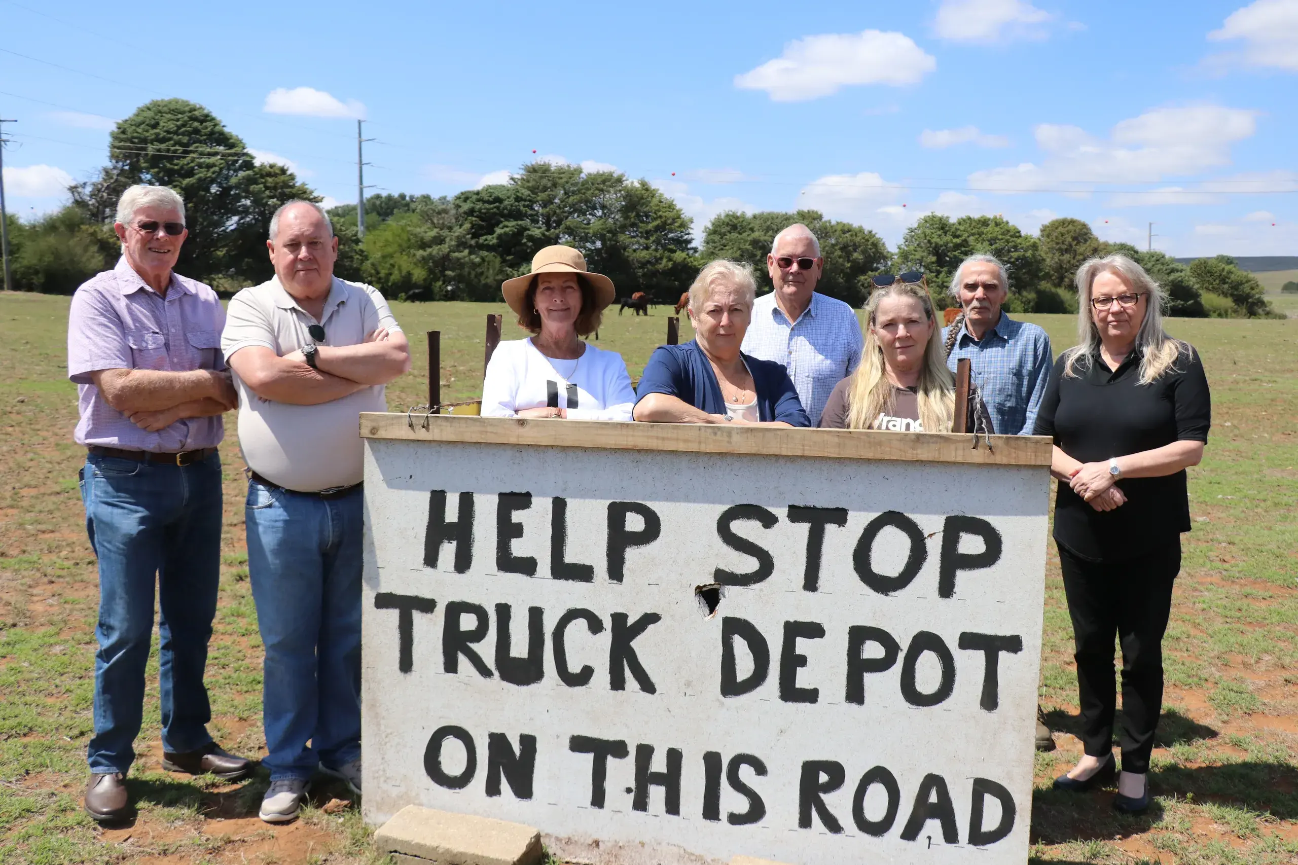 <p>CONCERN: Carlaminda Road residents are calling on council to oppose a development application for a freight transport facility on their road. PHOTO: Nathan Thompson</p>\\n