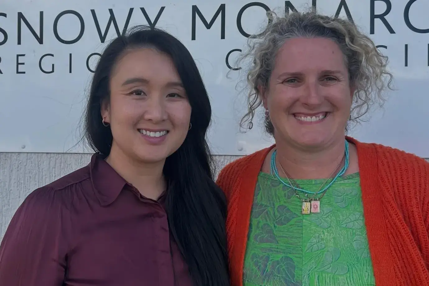 <p>SUPPORT, PROMOTE: Snowy Monaro Council CEO, Noreen Vu, with South East Arts executive director, Kate Bradbury, who visited Cooma last week. PHOTO: Supplied</p>\\n
