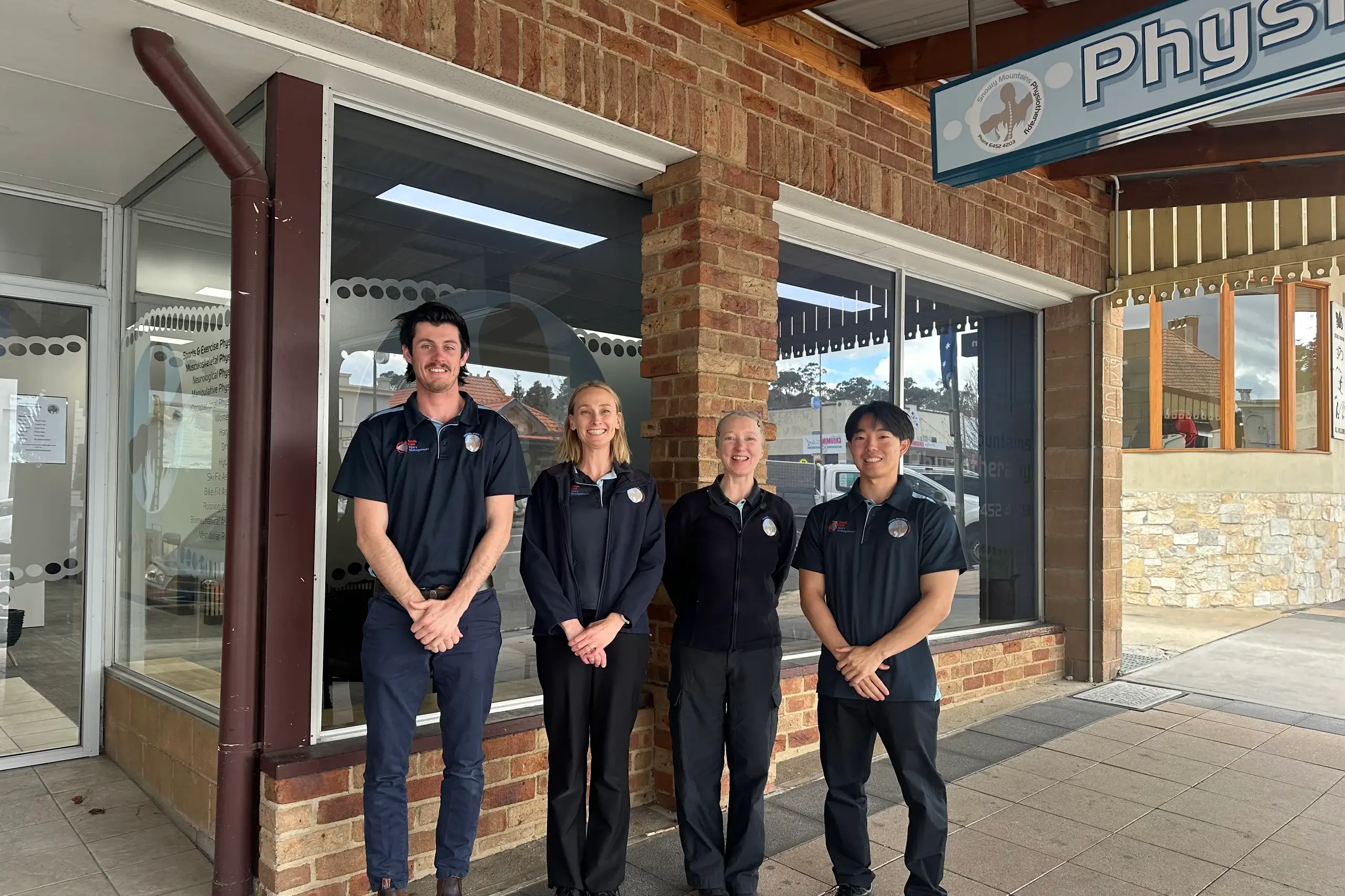 <p>GROWTH: Snowy Mountains Physiotherapy is well placed to support locals. Physiotherapists (from left), Adam, Renee, Andrea and Shogo are ready to help. PHOTO: Supplied</p>\\n