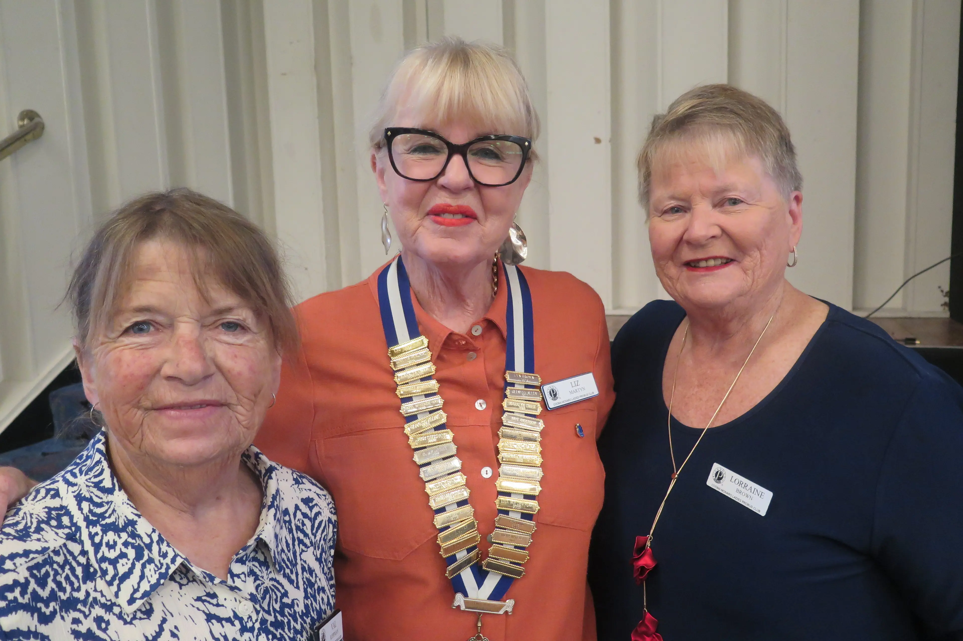 <p>GROWTH: Ladies Probus president, Liz Martyn (middle), welcomes new members Val Koppman (left) and Lorraine Brown (right)  PHOTO: Supplied</p>\\n