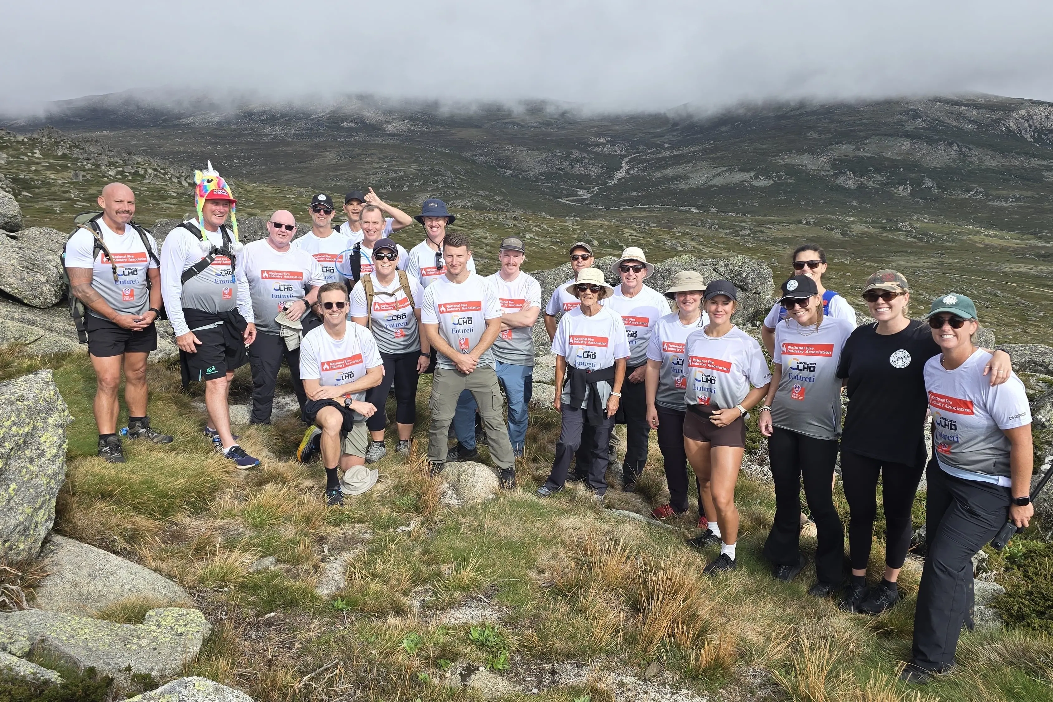 <p>FUNDRAISE: Beat the Burn hiking and running crew took on Merrits Trail. PHOTO: Supplied</p>\\n