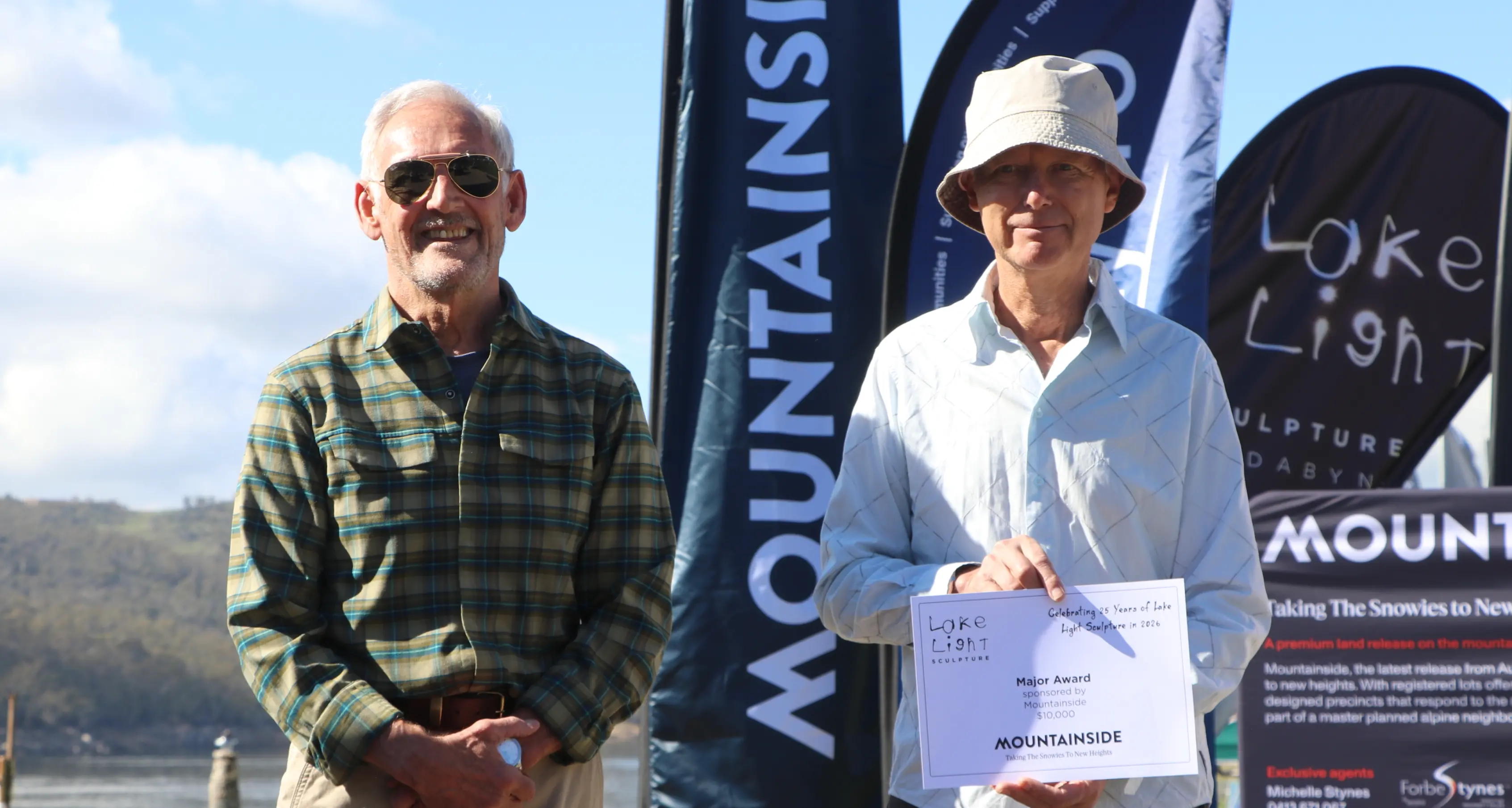 Jindabyne Lake Light Sculpture's milestone event celebrated