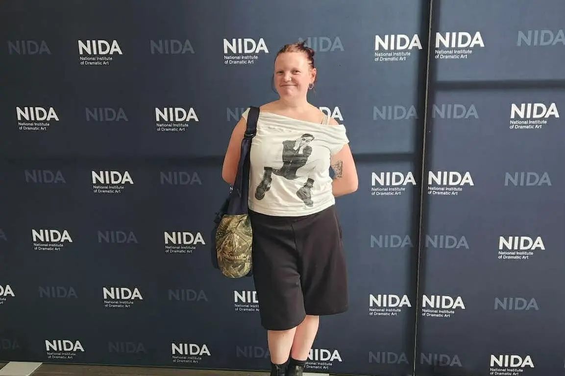 <p>PERFORM: An excited Winsome Ogilvie during orientation week in January. PHOTO: Supplied</p>\\n