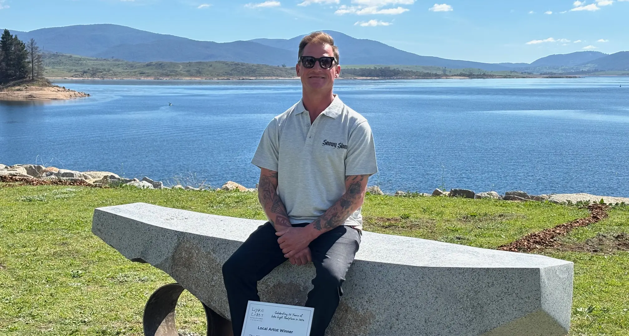 Bedrock to remain along the Jindabyne foreshore
